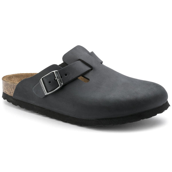 Birkenstock Boston Oiled Leather Black