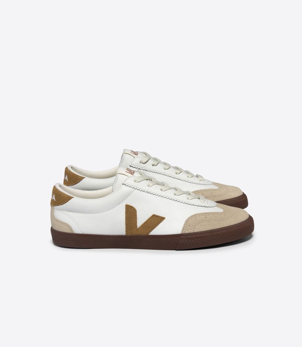 Veja Volley Leather Tent White Bark