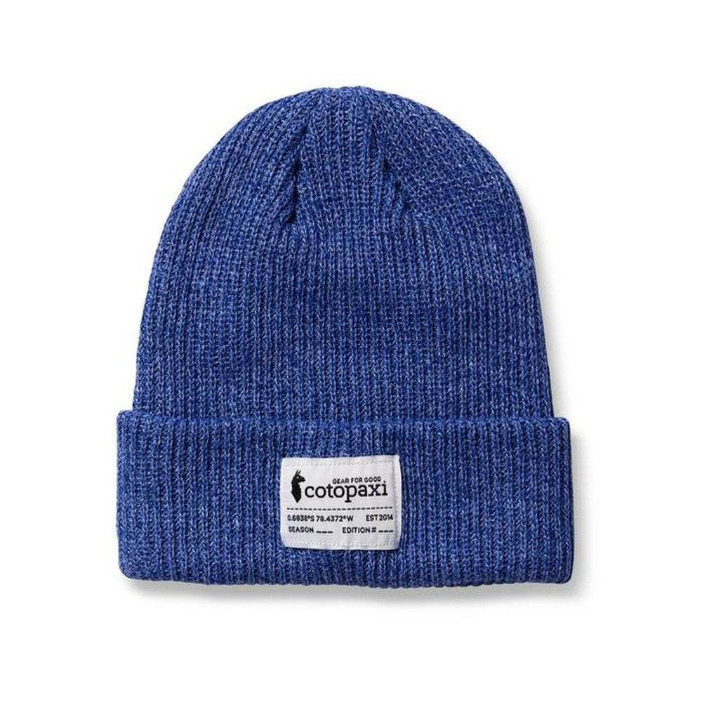 Cotopaxi Wharf Beanie Patch Blue Violet.